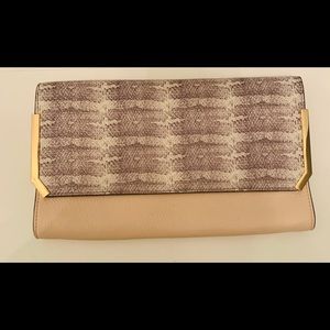 Vince Camuto Clutch with Gold Trim